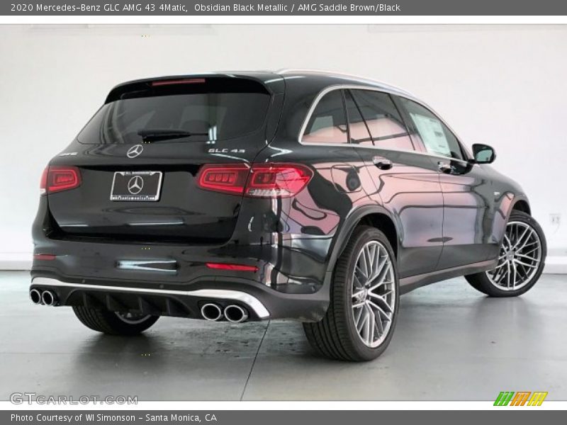 Obsidian Black Metallic / AMG Saddle Brown/Black 2020 Mercedes-Benz GLC AMG 43 4Matic