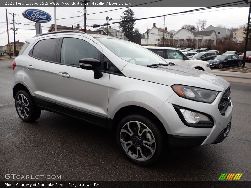 Moondust Silver Metallic / Ebony Black 2020 Ford EcoSport SES 4WD