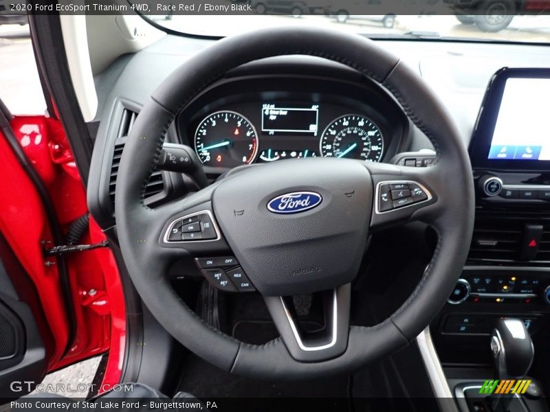 Race Red / Ebony Black 2020 Ford EcoSport Titanium 4WD