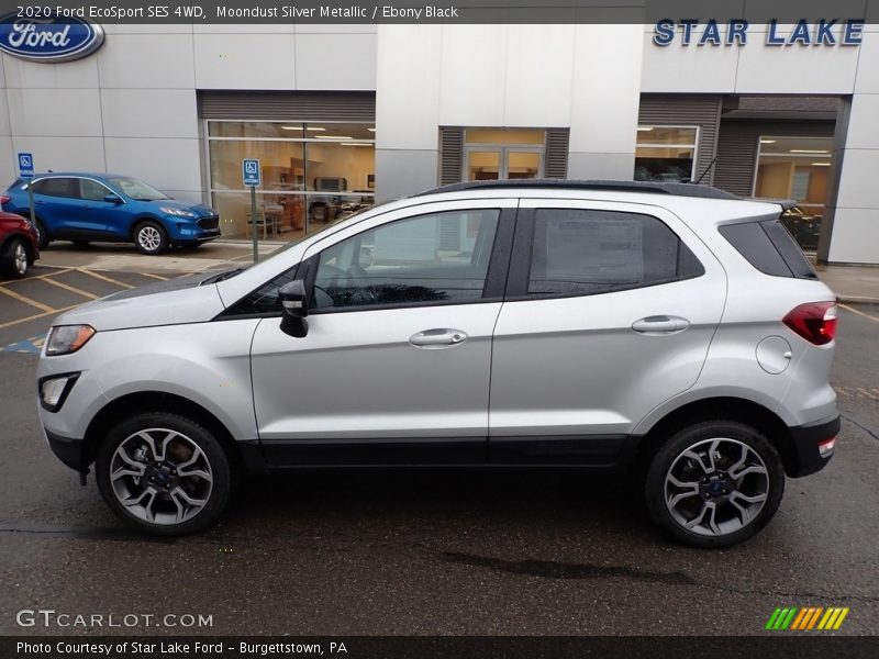 Moondust Silver Metallic / Ebony Black 2020 Ford EcoSport SES 4WD