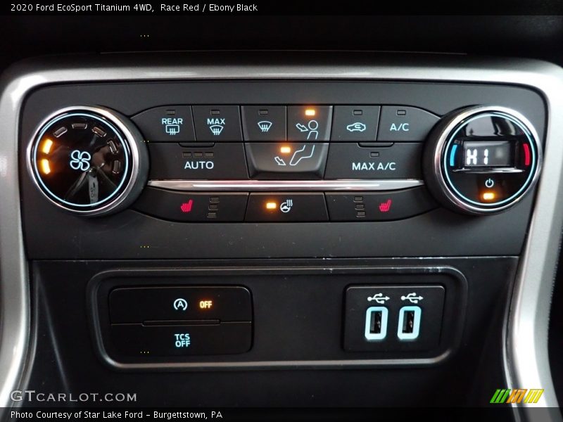 Race Red / Ebony Black 2020 Ford EcoSport Titanium 4WD