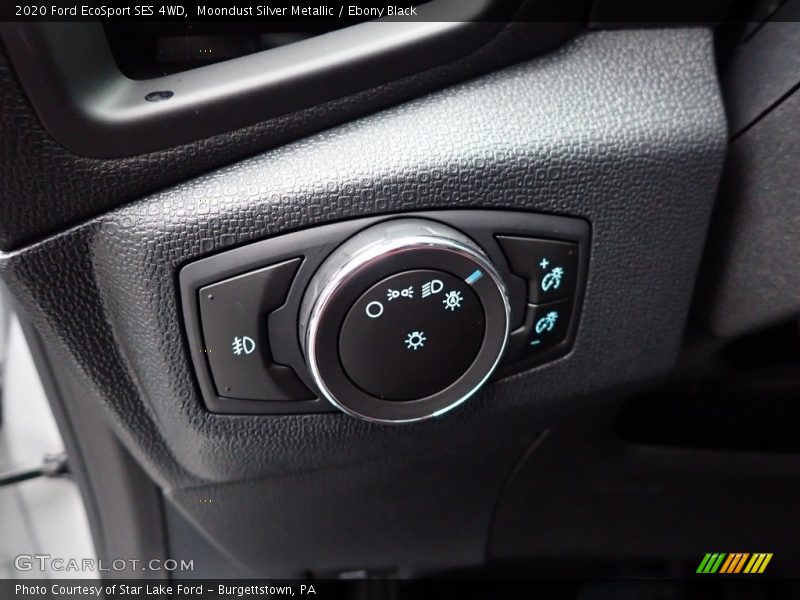 Moondust Silver Metallic / Ebony Black 2020 Ford EcoSport SES 4WD