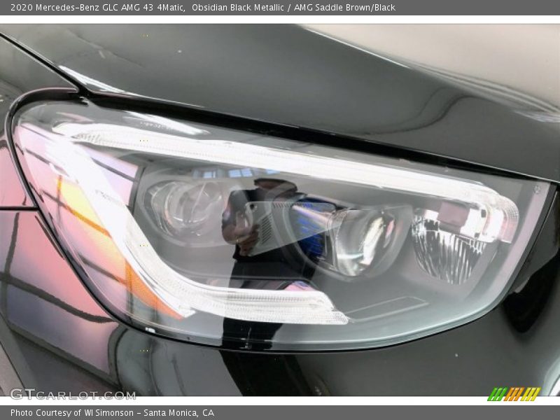 Obsidian Black Metallic / AMG Saddle Brown/Black 2020 Mercedes-Benz GLC AMG 43 4Matic