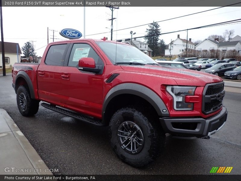 Front 3/4 View of 2020 F150 SVT Raptor SuperCrew 4x4