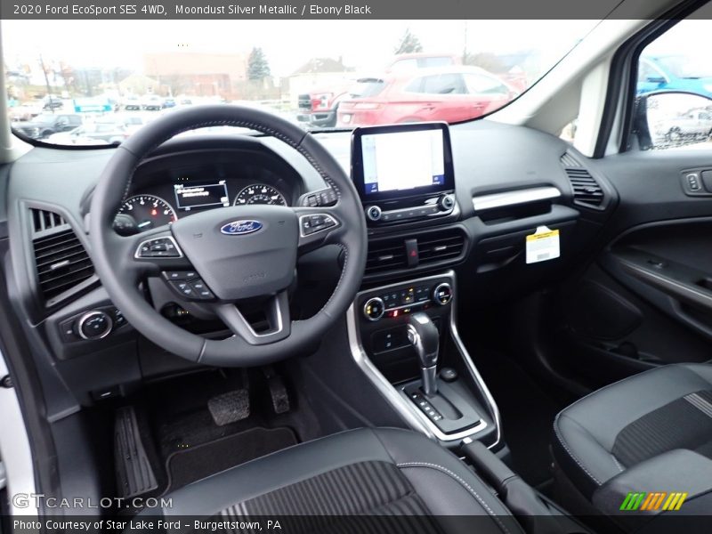 Moondust Silver Metallic / Ebony Black 2020 Ford EcoSport SES 4WD