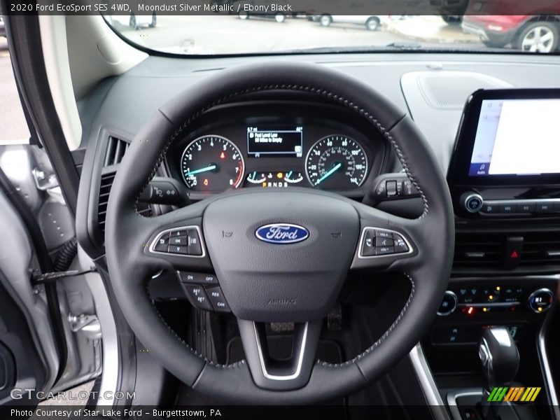 Moondust Silver Metallic / Ebony Black 2020 Ford EcoSport SES 4WD