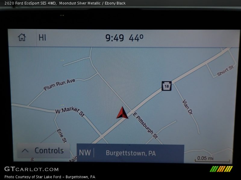 Moondust Silver Metallic / Ebony Black 2020 Ford EcoSport SES 4WD