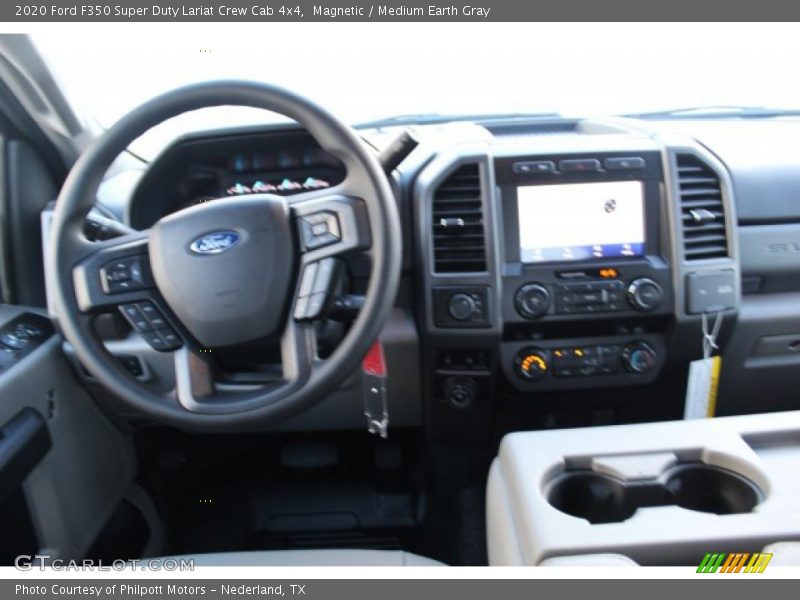 Magnetic / Medium Earth Gray 2020 Ford F350 Super Duty Lariat Crew Cab 4x4