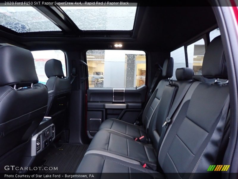 Rear Seat of 2020 F150 SVT Raptor SuperCrew 4x4