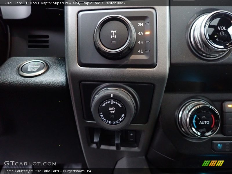 Controls of 2020 F150 SVT Raptor SuperCrew 4x4