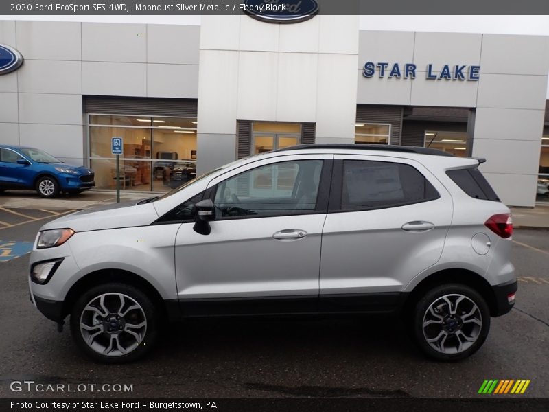 Moondust Silver Metallic / Ebony Black 2020 Ford EcoSport SES 4WD