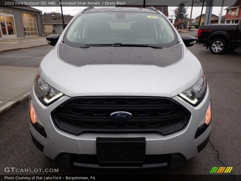 Moondust Silver Metallic / Ebony Black 2020 Ford EcoSport SES 4WD