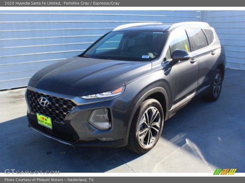 Portofino Gray / Espresso/Gray 2020 Hyundai Santa Fe Limited