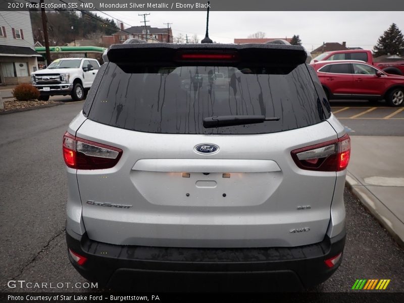 Moondust Silver Metallic / Ebony Black 2020 Ford EcoSport SES 4WD