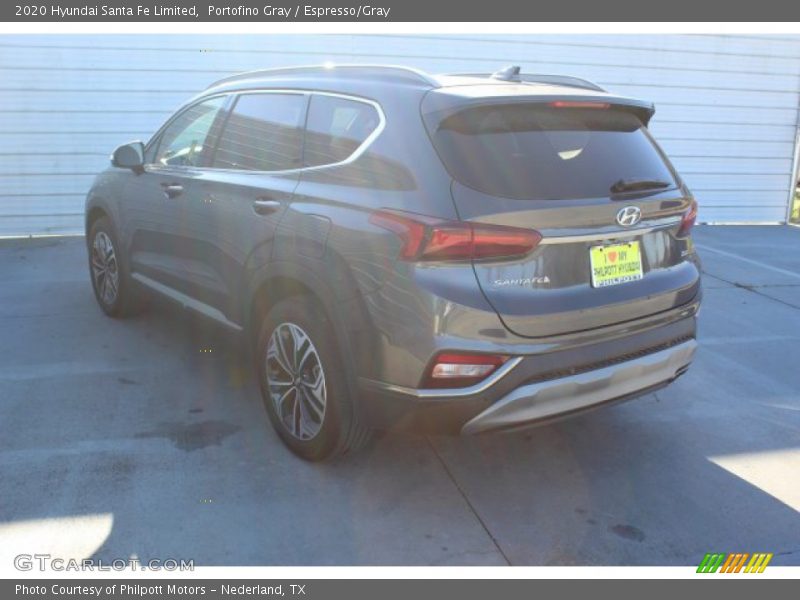 Portofino Gray / Espresso/Gray 2020 Hyundai Santa Fe Limited