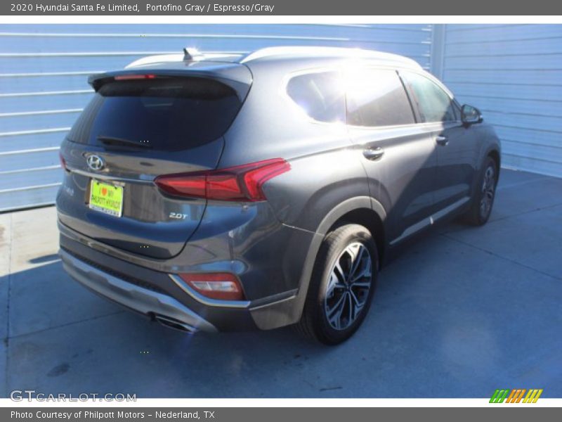 Portofino Gray / Espresso/Gray 2020 Hyundai Santa Fe Limited