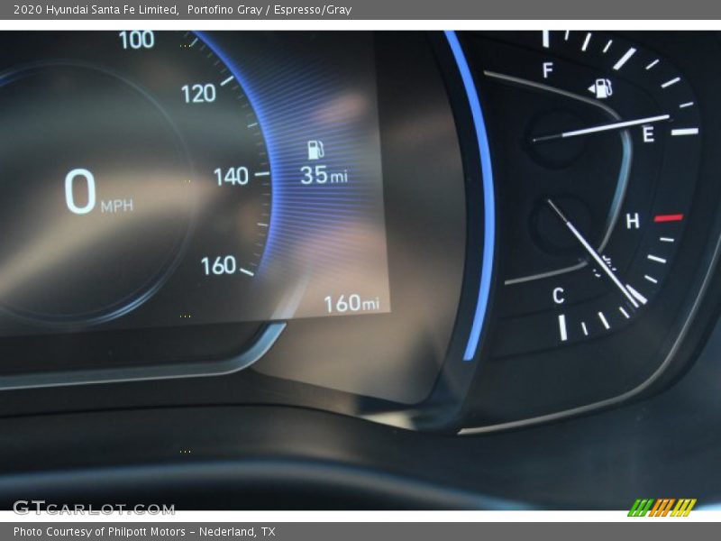 Portofino Gray / Espresso/Gray 2020 Hyundai Santa Fe Limited