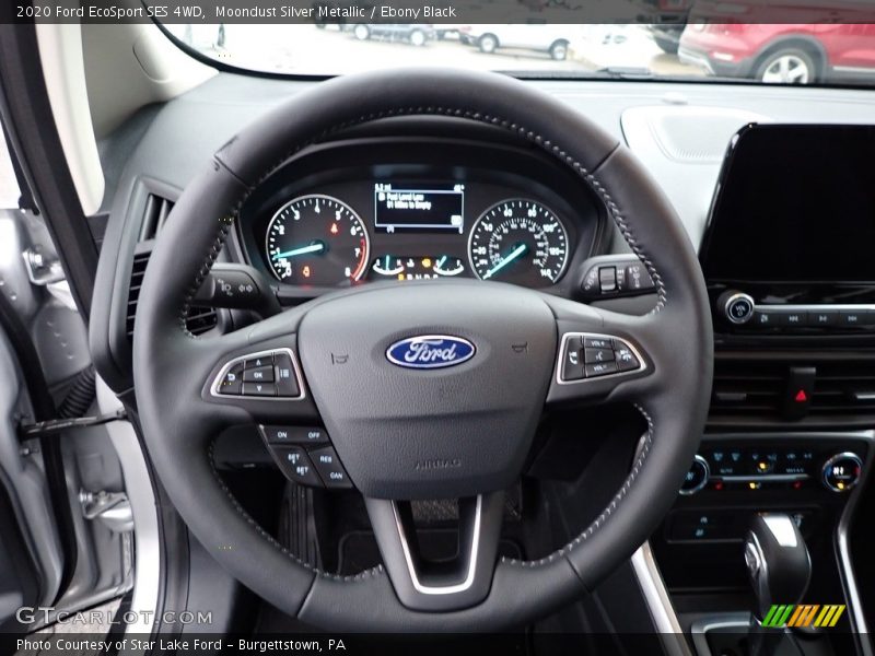 Moondust Silver Metallic / Ebony Black 2020 Ford EcoSport SES 4WD
