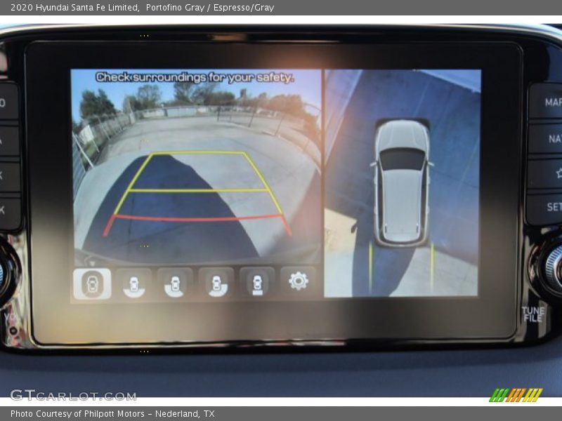 Portofino Gray / Espresso/Gray 2020 Hyundai Santa Fe Limited