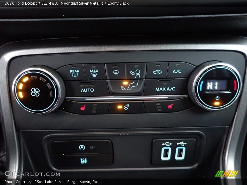Moondust Silver Metallic / Ebony Black 2020 Ford EcoSport SES 4WD