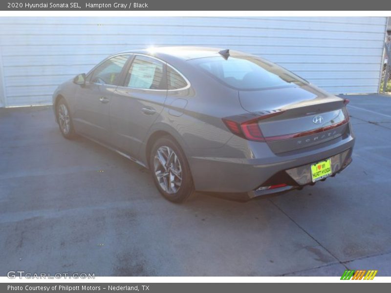 Hampton Gray / Black 2020 Hyundai Sonata SEL