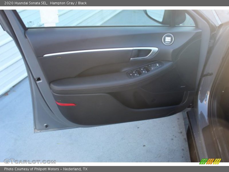 Hampton Gray / Black 2020 Hyundai Sonata SEL
