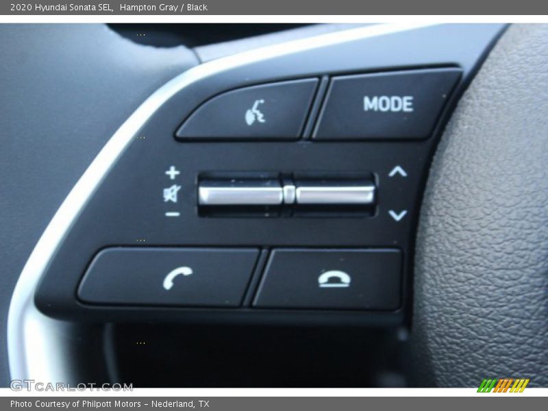 Hampton Gray / Black 2020 Hyundai Sonata SEL