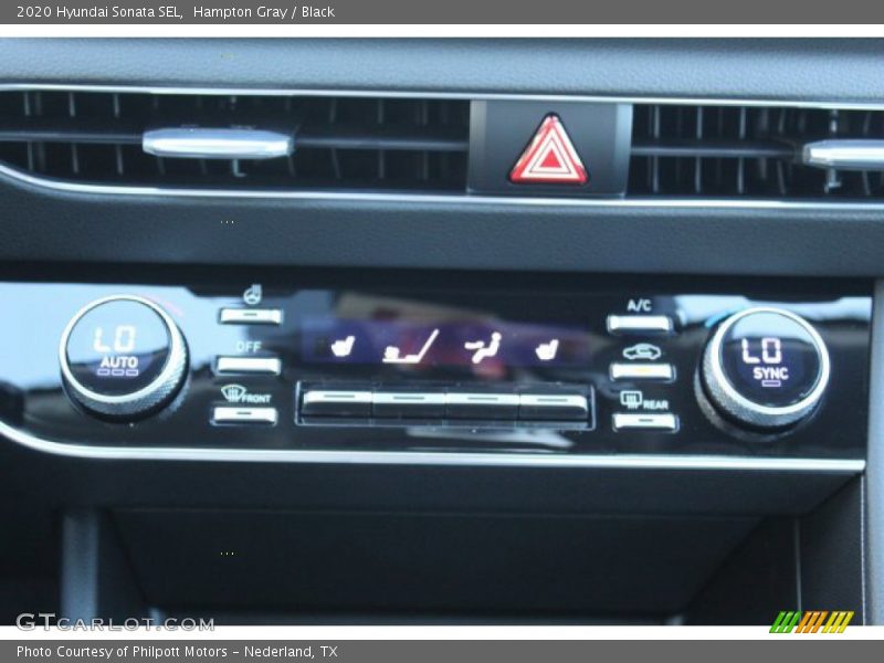 Hampton Gray / Black 2020 Hyundai Sonata SEL