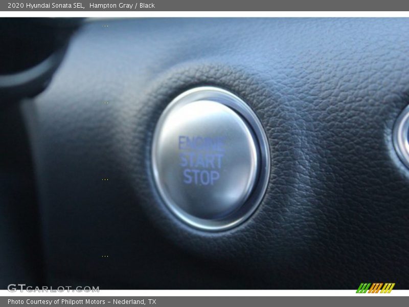 Hampton Gray / Black 2020 Hyundai Sonata SEL