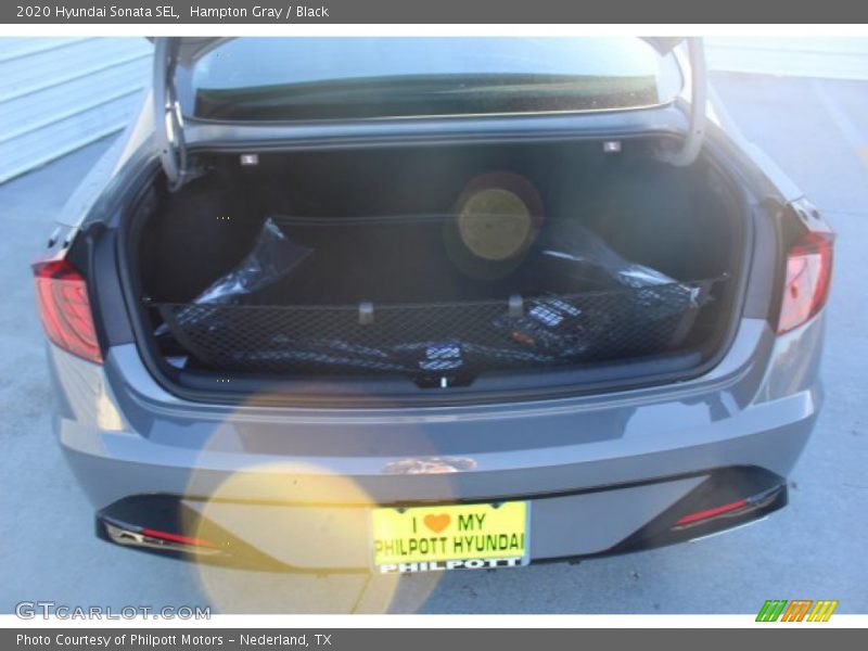 Hampton Gray / Black 2020 Hyundai Sonata SEL