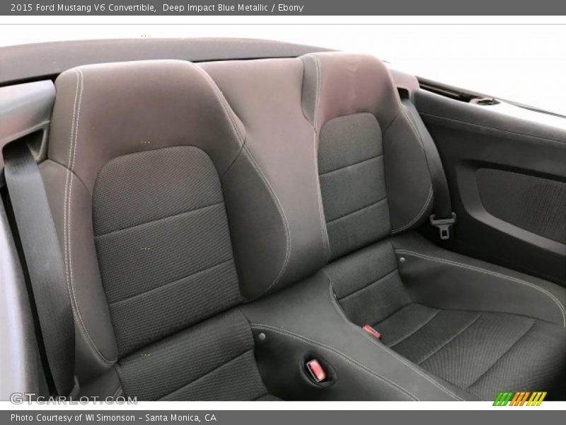Deep Impact Blue Metallic / Ebony 2015 Ford Mustang V6 Convertible