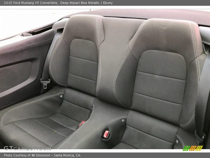 Deep Impact Blue Metallic / Ebony 2015 Ford Mustang V6 Convertible