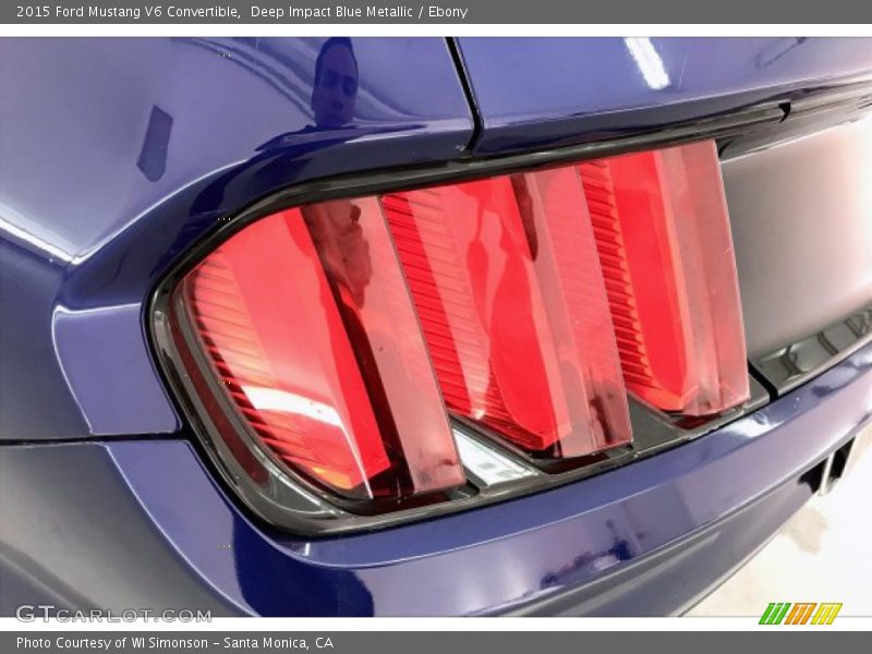 Deep Impact Blue Metallic / Ebony 2015 Ford Mustang V6 Convertible