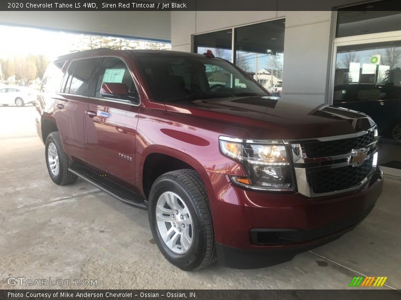 Siren Red Tintcoat / Jet Black 2020 Chevrolet Tahoe LS 4WD