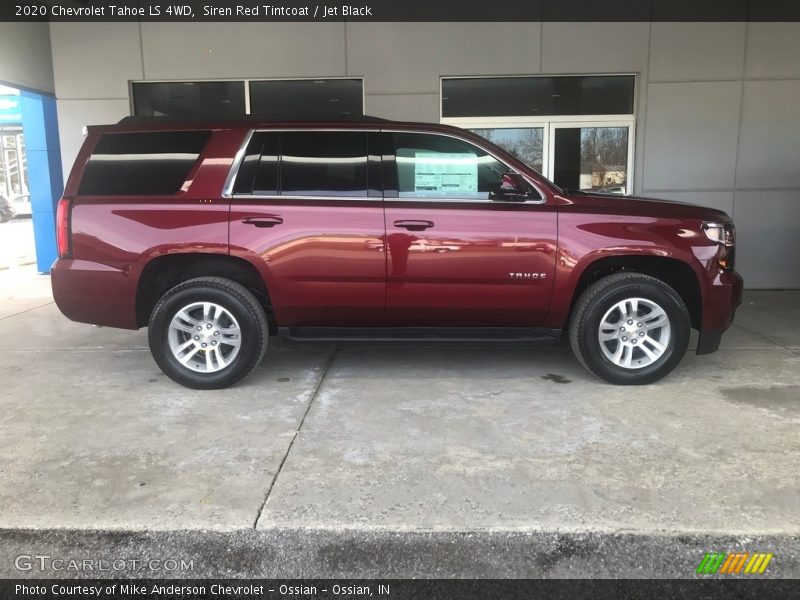 Siren Red Tintcoat / Jet Black 2020 Chevrolet Tahoe LS 4WD