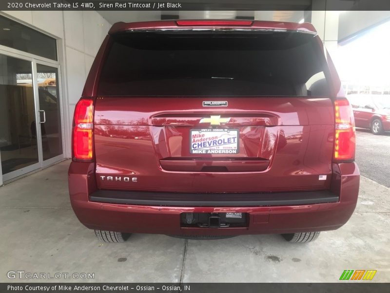 Siren Red Tintcoat / Jet Black 2020 Chevrolet Tahoe LS 4WD
