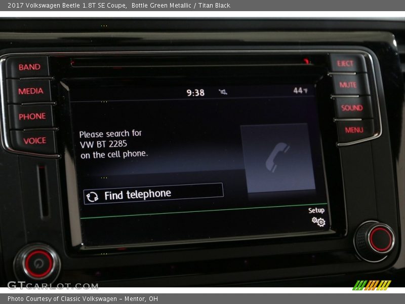 Bottle Green Metallic / Titan Black 2017 Volkswagen Beetle 1.8T SE Coupe