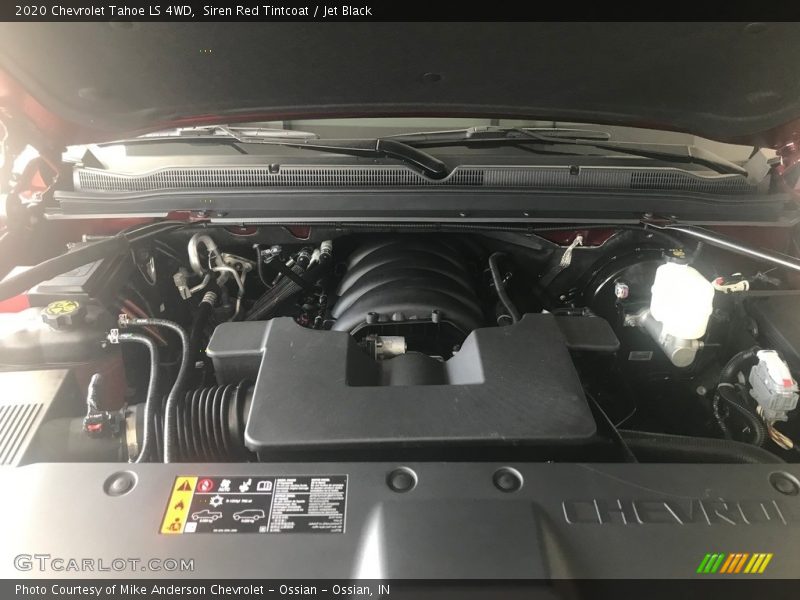 Siren Red Tintcoat / Jet Black 2020 Chevrolet Tahoe LS 4WD