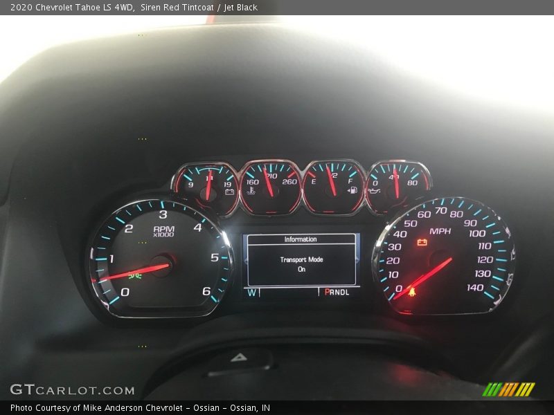 Siren Red Tintcoat / Jet Black 2020 Chevrolet Tahoe LS 4WD