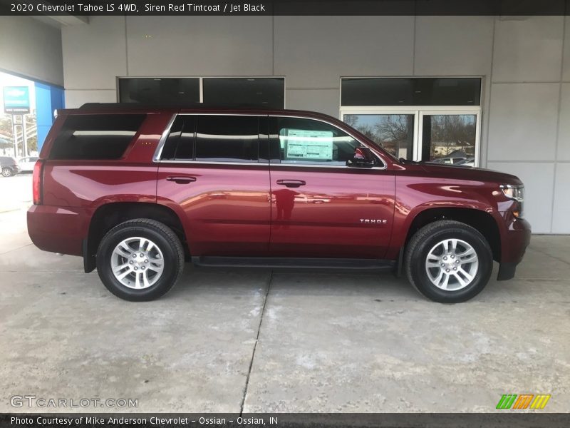 Siren Red Tintcoat / Jet Black 2020 Chevrolet Tahoe LS 4WD