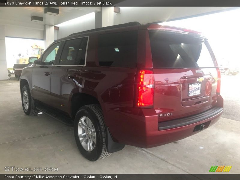 Siren Red Tintcoat / Jet Black 2020 Chevrolet Tahoe LS 4WD