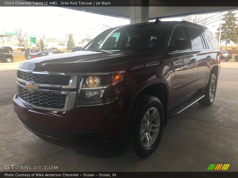 Siren Red Tintcoat / Jet Black 2020 Chevrolet Tahoe LS 4WD