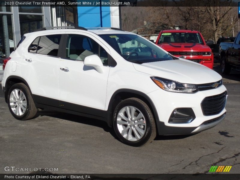 Summit White / Jet Black/­Light Ash 2020 Chevrolet Trax Premier AWD