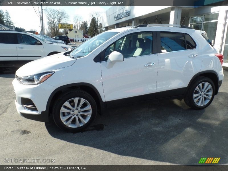 Summit White / Jet Black/­Light Ash 2020 Chevrolet Trax Premier AWD