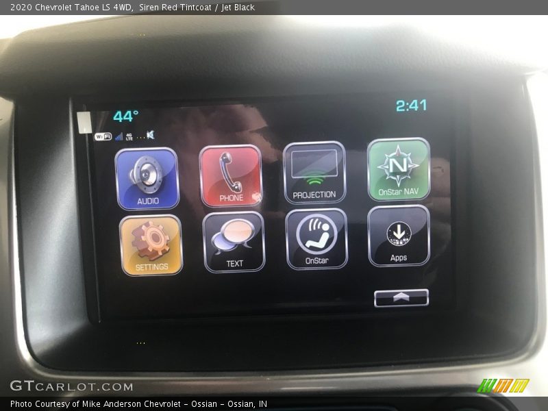 Siren Red Tintcoat / Jet Black 2020 Chevrolet Tahoe LS 4WD