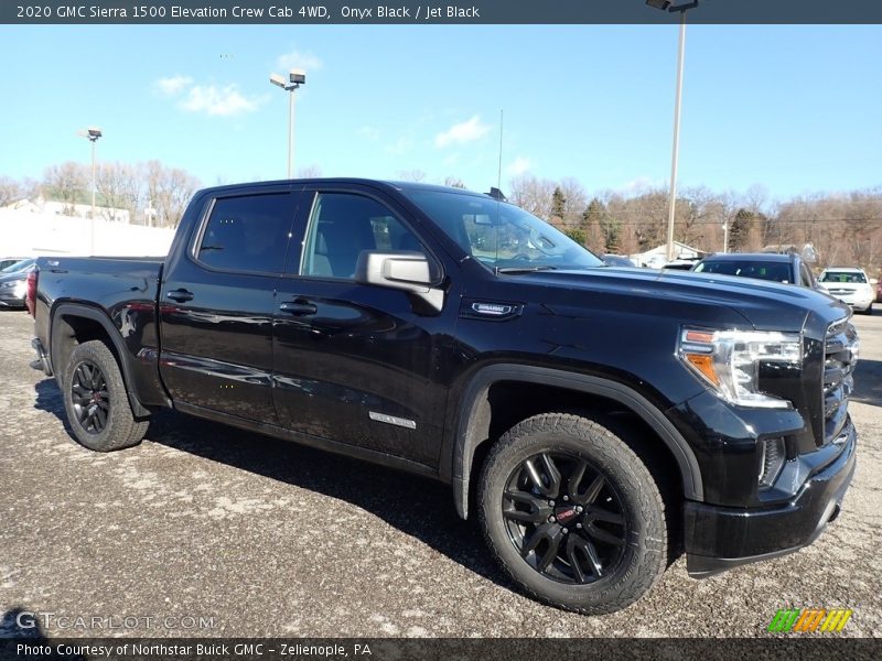 Front 3/4 View of 2020 Sierra 1500 Elevation Crew Cab 4WD