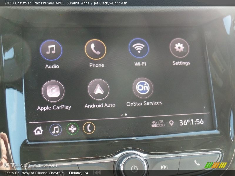 Summit White / Jet Black/­Light Ash 2020 Chevrolet Trax Premier AWD
