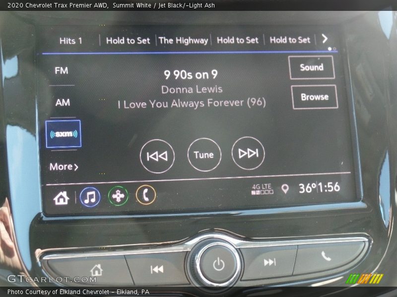 Summit White / Jet Black/­Light Ash 2020 Chevrolet Trax Premier AWD