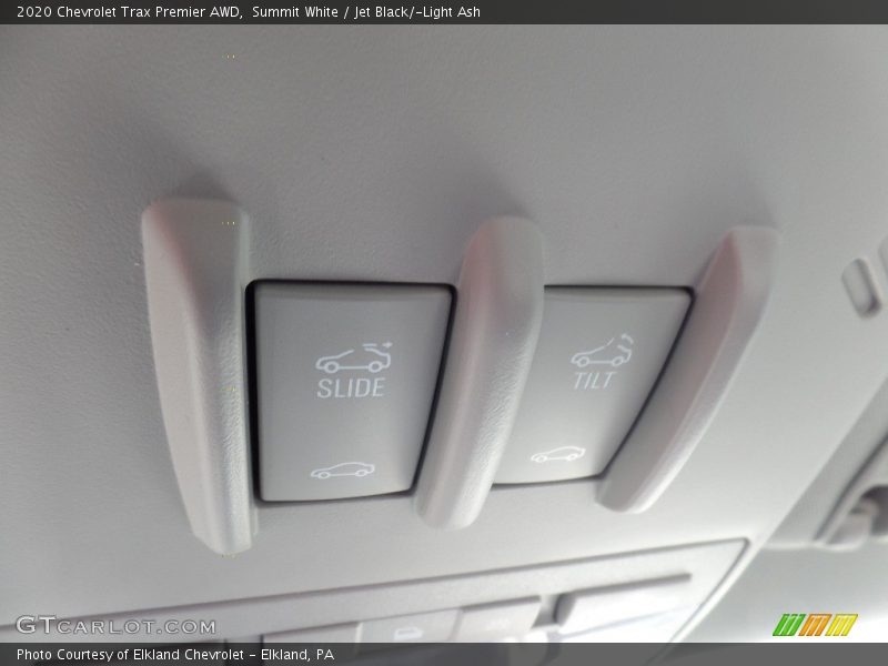 Summit White / Jet Black/­Light Ash 2020 Chevrolet Trax Premier AWD