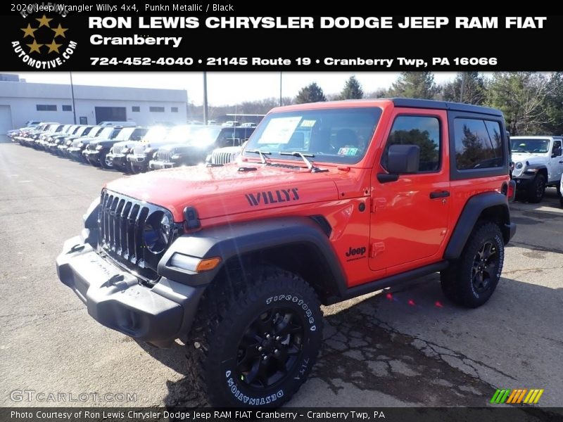 Punkn Metallic / Black 2020 Jeep Wrangler Willys 4x4